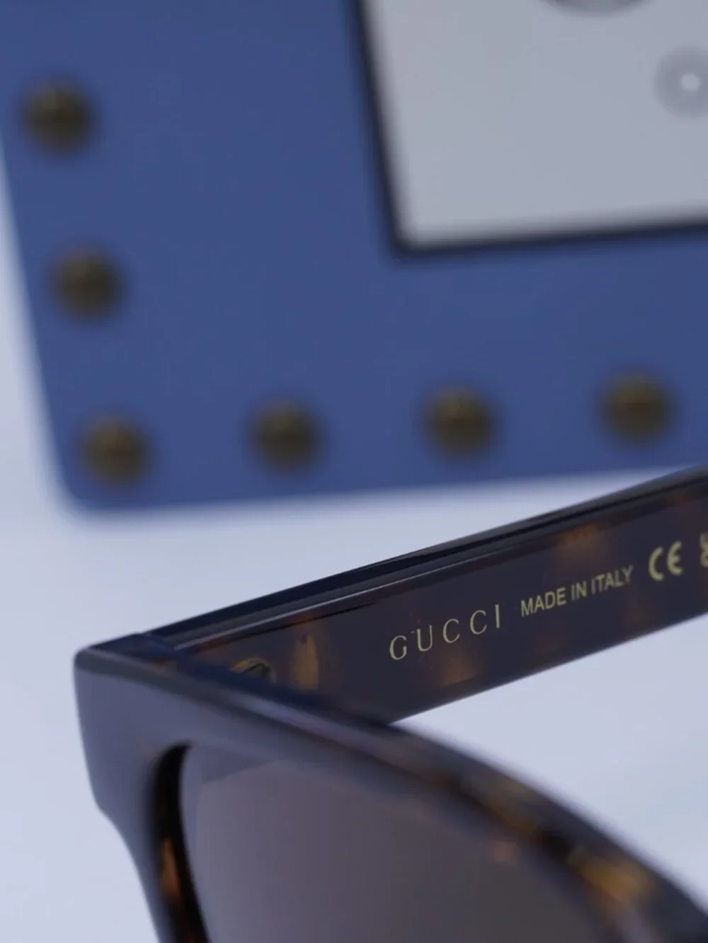 Gucci GG1716S 002 Square Sunglasses - Havana / Brown